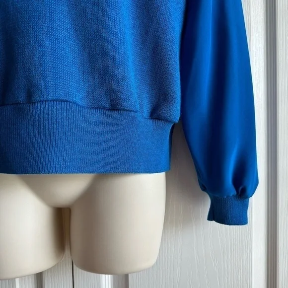 Phillipe Marques Satin Jeweled Knit Top - Picture 6 of 8